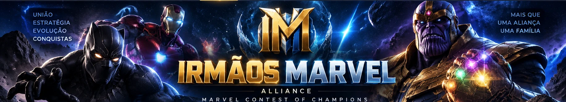Banner cinematográfico IRMÃOS MARVEL